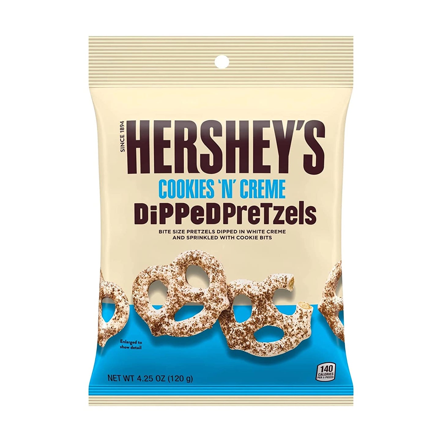 Hershey's Cookies 'N' Creme Dipped Pretzels 120g