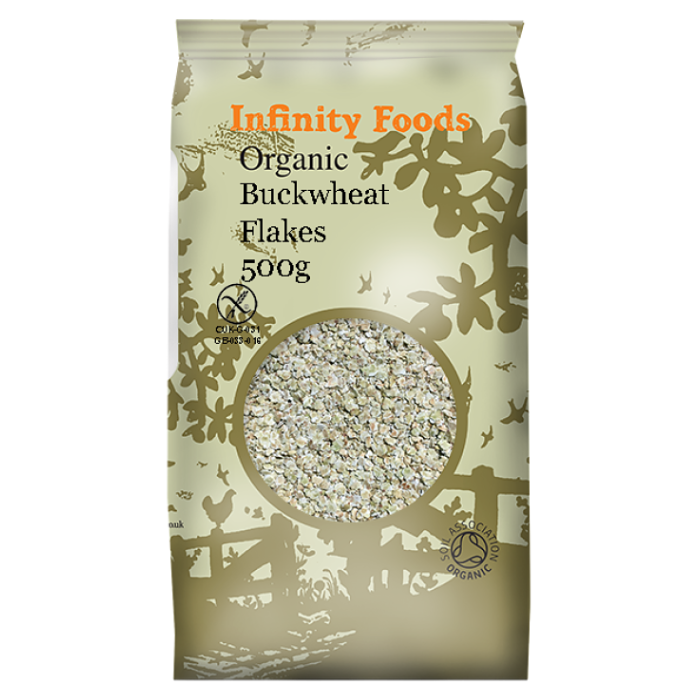 Infinity Foods Organic Buckwheat Flakes 500g