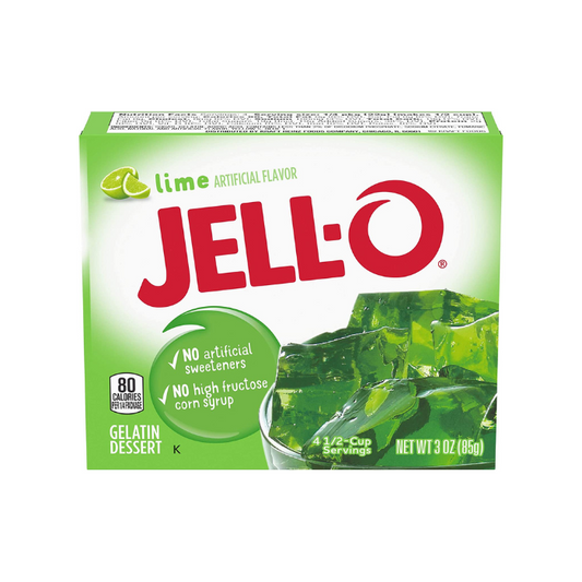 JELL-O Lime Gelatin Dessert Mix 85g