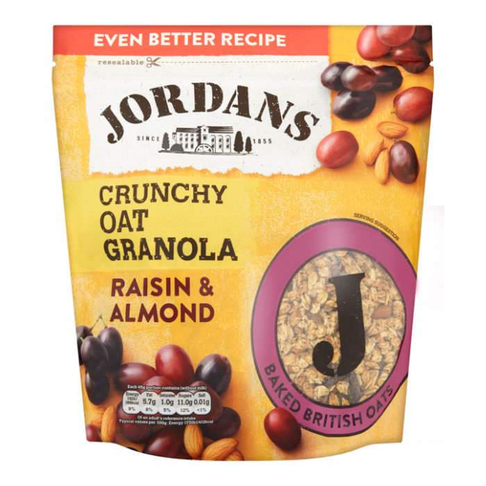 Jordans Crunchy Oat Granola - Raisin & Almond 750g
