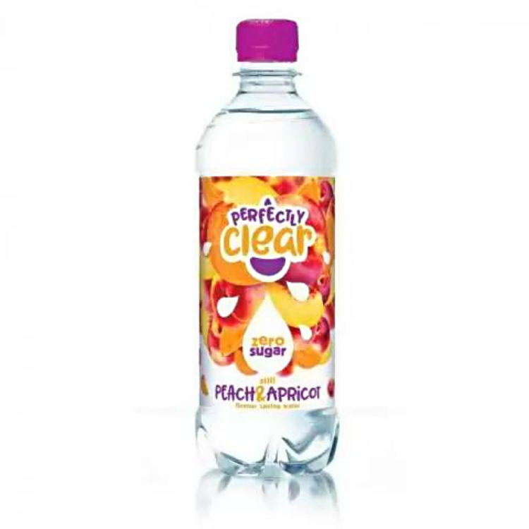 Perfectly Clear Still Peach & Apricot Flavoured Spring Water 500ml