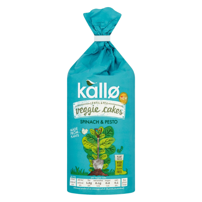 Kallo Spinach & Pesto Veggie Cakes 122g