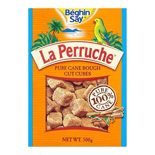 La Perruche Pure Cane Rough Cut Brown Sugar Cubes 500g