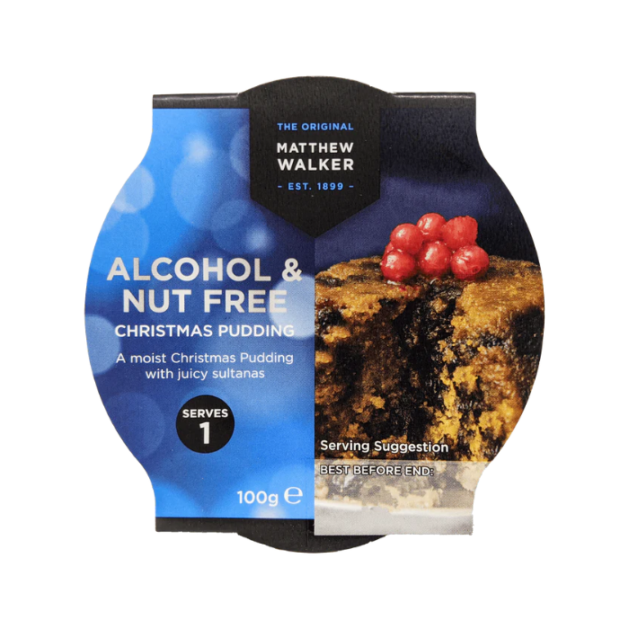 Matthew Walker Alcohol & Nut Free Christmas Pudding 100g