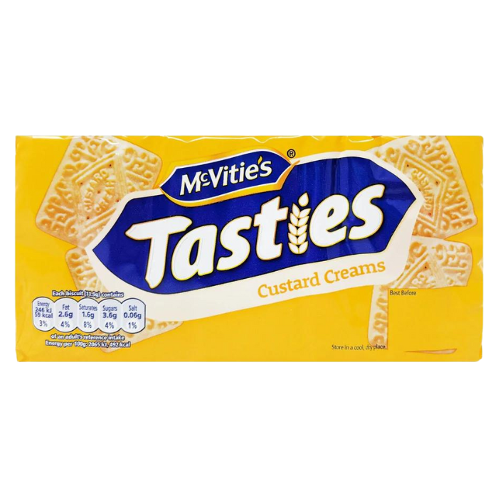 McVitie's Tasties Custard Creams Biscuits 300g