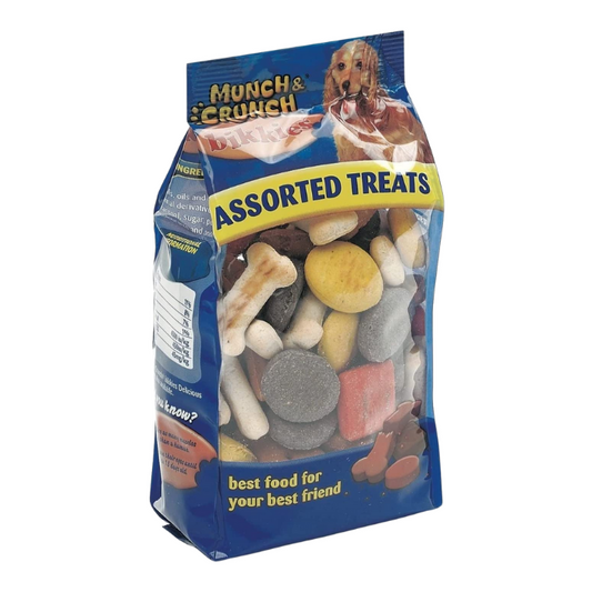 Munch & Crunch Bikkies Assorted Dog Treats 400g