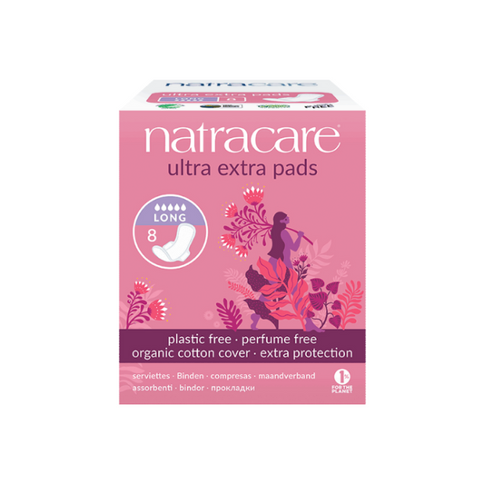 Natracare Ultra Extra Long Period Pads 8 Pack