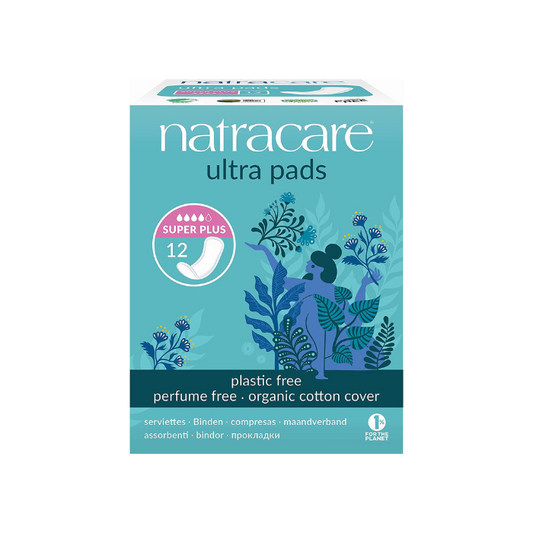 Natracare Ultra Super Plus Period Pads 12 Pack