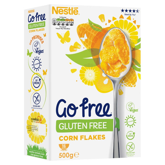 Nestle Go Free Corn Flakes Gluten Free Cereal 500g