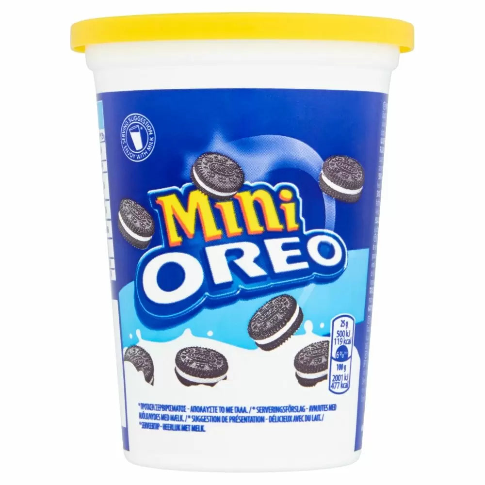 Oreo Mini Chocolate Sandwich Biscuit Tub 115g