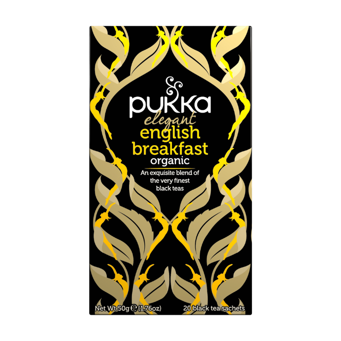 Pukka Herbs Elegant English Breakfast 20 Tea Sachets, 50g