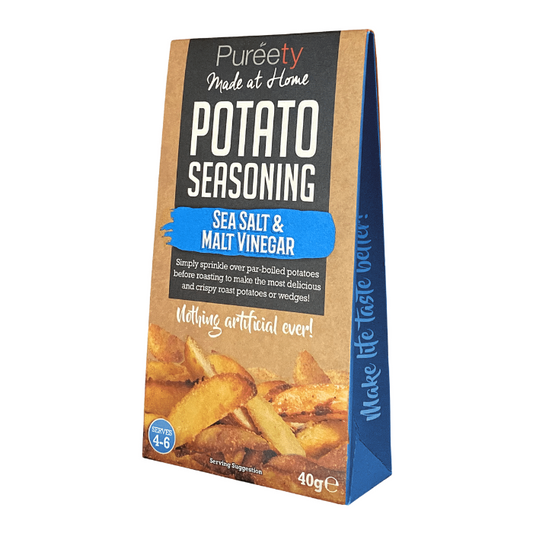 Pureety Sea Salt & Malt Vinegar Potato Seasoning 40g