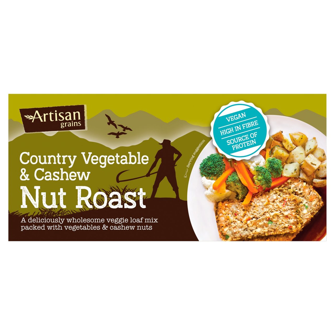 Artisan Grains Country Vegetable & Cashew Nut Roast 200g