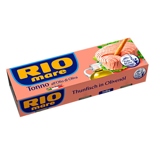 Rio Mare Tuna in Olive Oil 3 Cans x 80g