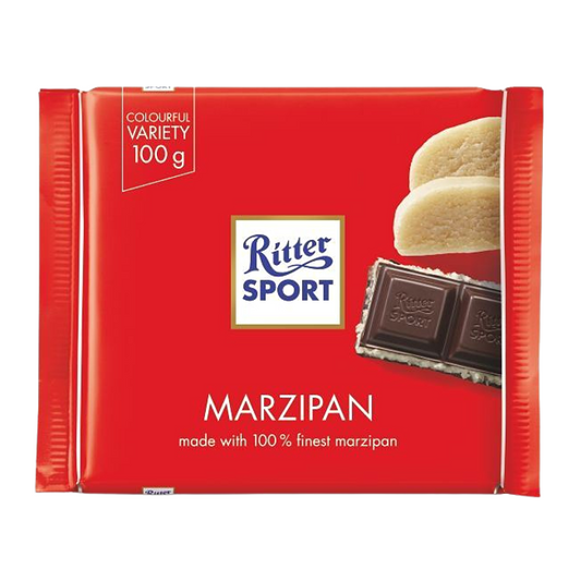 Ritter Sport Marzipan Chocolate Bar 100g