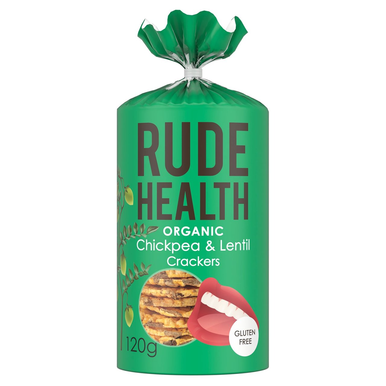 Rude Health Organic Chickpea & Lentil Crackers 120g