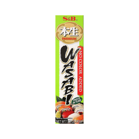 S&B Premium Wasabi Paste in Tube 43g