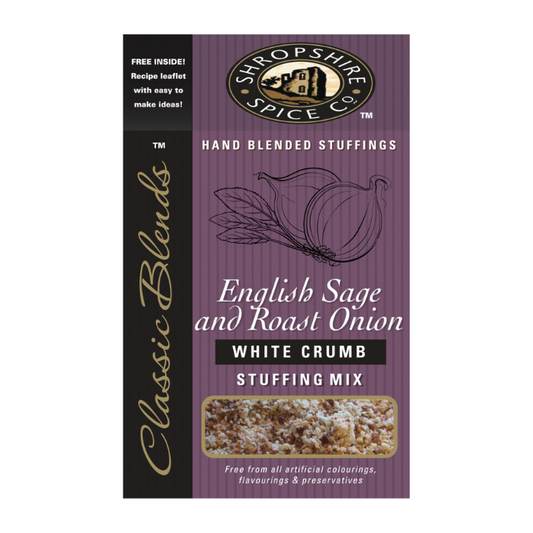 Shropshire Spice Co. English Sage & Roast Onion White Crumb Stuffing Mix 150g