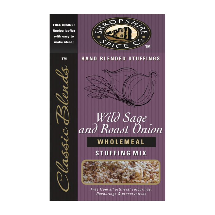 Shropshire Spice Co. Wild Sage and Roast Onion Wholemeal Stuffing Mix 150g