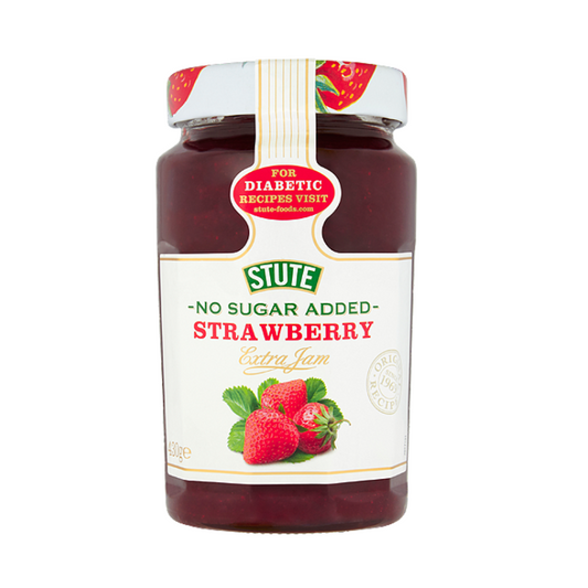 Stute No Sugar Added Strawberry Extra Jam 430g