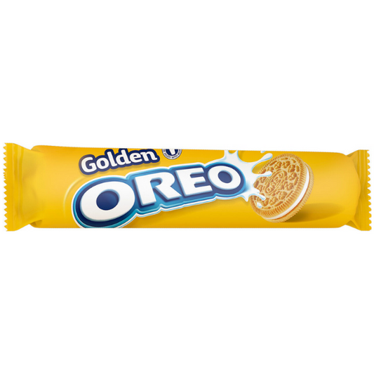 Golden Vanilla Oreo Sandwich Biscuits 154g