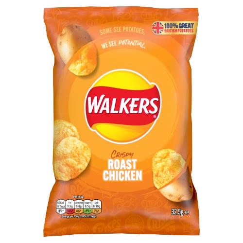 Walkers Roast Chicken Crisps 32.5g