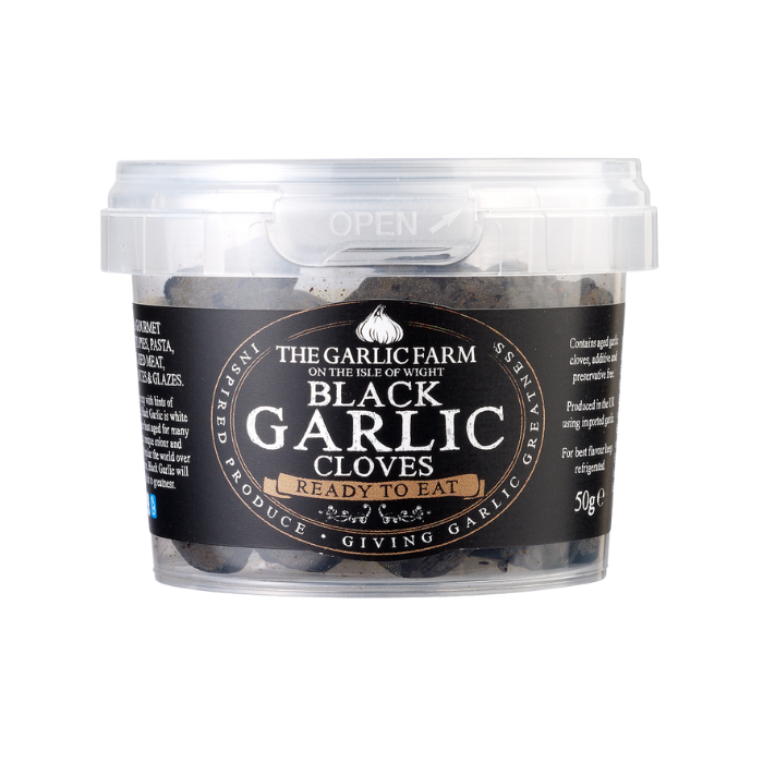 The Garlic Farm Black Garlic Ready To Eat Cloves 50g