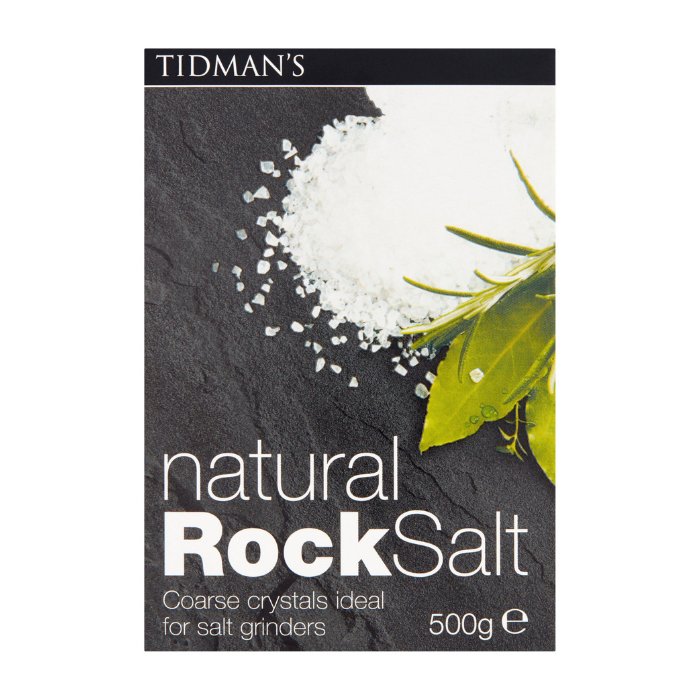 Tidman's Natural Rock Salt 500g