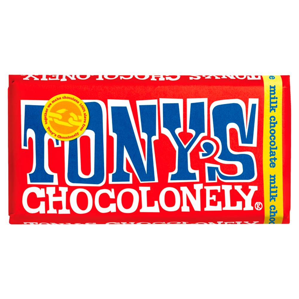 Tony's Chocolonely Milk Chocolate Bar 180g