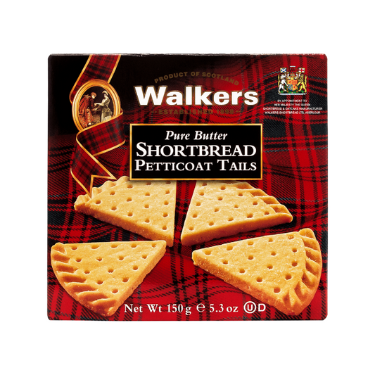 Walkers Pure Butter Shortbread Petticoat Tails 150g