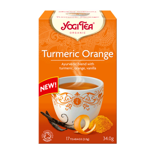 Yogi Tea Organic Turmeric Orange 17 Tea Bags