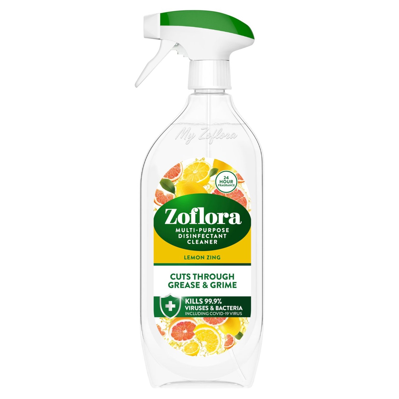 Zoflora Lemon Zing Multipurpose Disinfectant Cleaner Spray 800ml